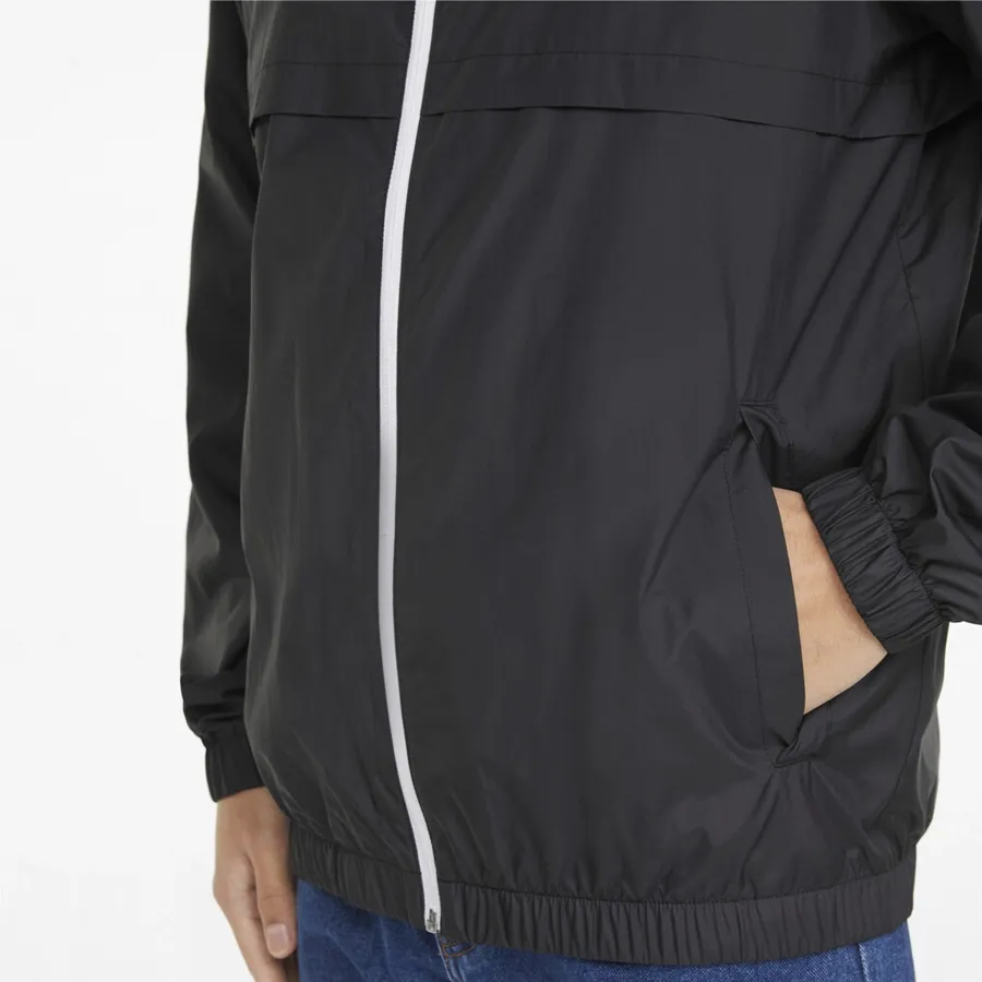 Imagen 4 de 5 de Campera Puma Ess Solid Windbreaker-NEGRO/BLANCO
