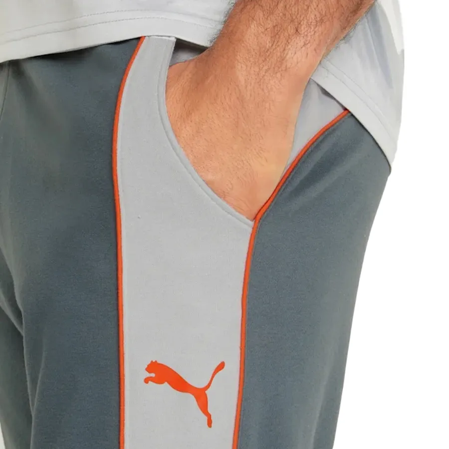 Imagen 3 de 5 de Pantalón Puma Train Knit Jogger-GRAFITO/NARANJA