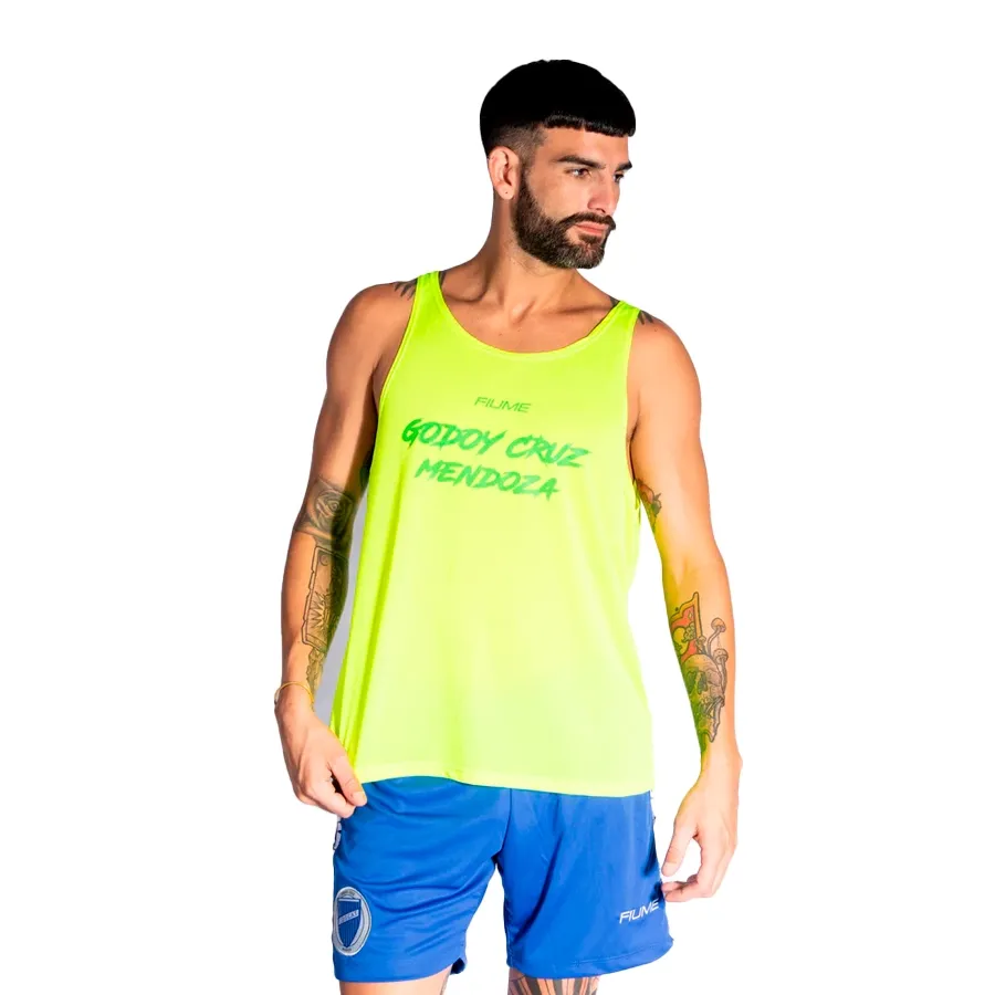 Imagen 0 de 3 de Musculosa Fiume Sport Entreno 24 Godoy Cruz-AMARILLO FLUOR