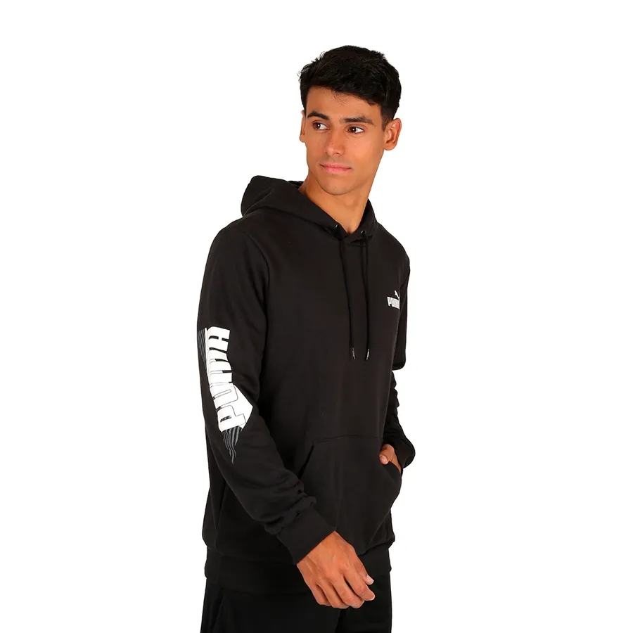 Imagen 1 de 3 de Buzo Puma Power Logo-NEGRO