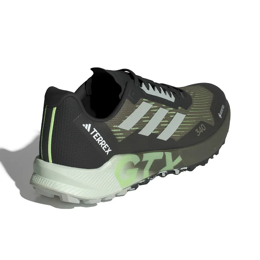 Imagen 3 de 6 de Zapatillas adidas Terrex Agravic Flow 2 Gtx-OLIVA/NEGRO/VERDE AGUA