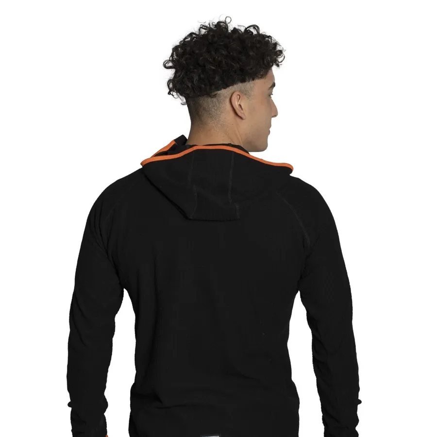Imagen 5 de 8 de Buzo Quiksilver Coast Runner-NEGRO/NARANJA