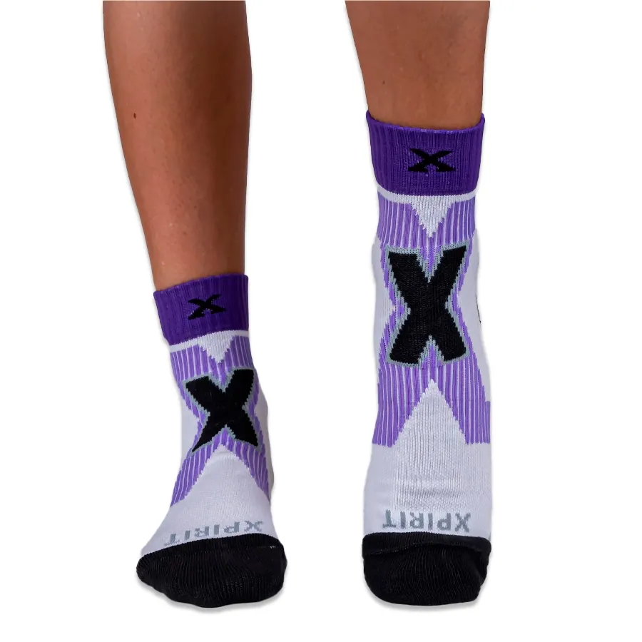 Imagen 0 de 1 de Medias Xpirit Strong Level Up Quarter-VIOLETA/NEGRO/BLANCO