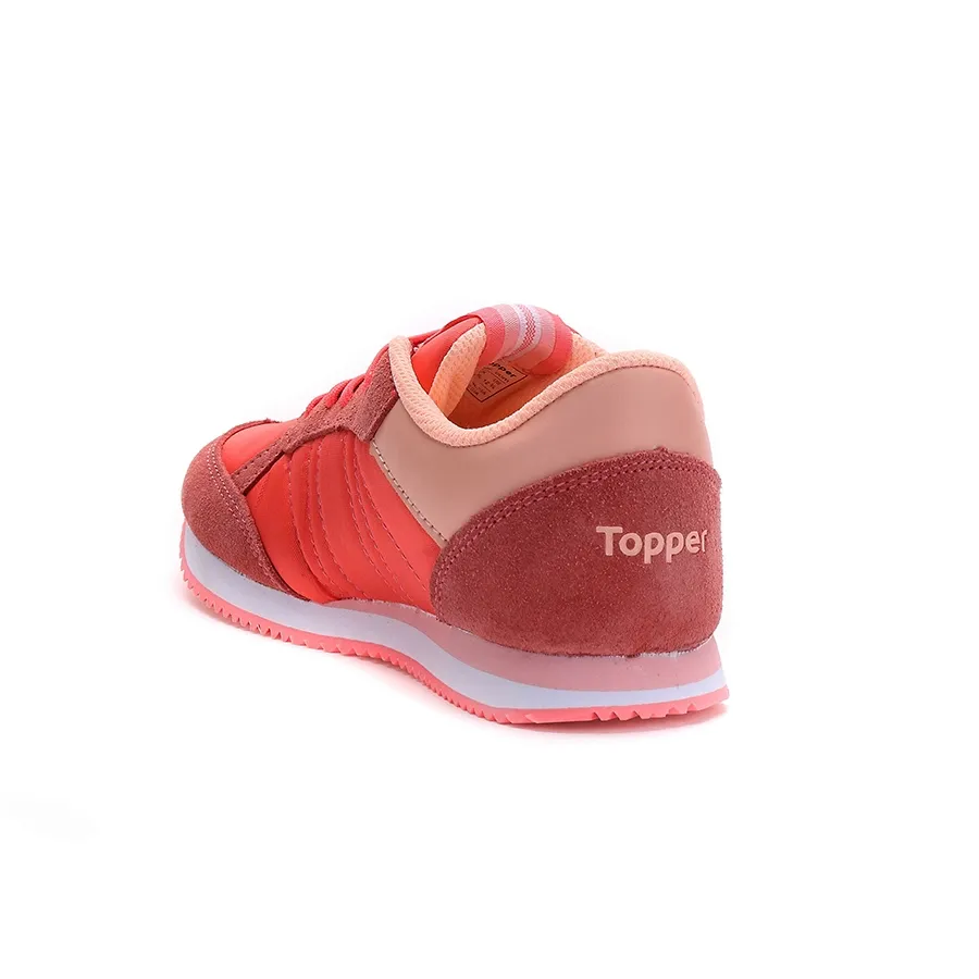 Imagen 1 de 4 de Zapatillas Topper Theo Kids-CORAL/SALMON/ROSA