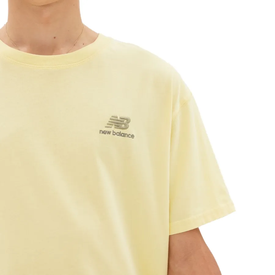 Imagen 3 de 4 de Remera New Balance Uni-ssentials Cotton-MAÍZ