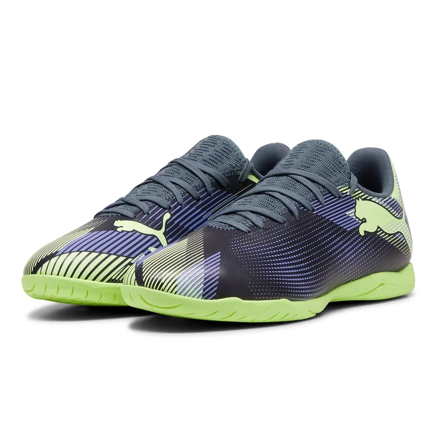 Imagen 1 de 6 de Botines Puma F Future 7 Play It-LIMA/PETROLEO/AZUL