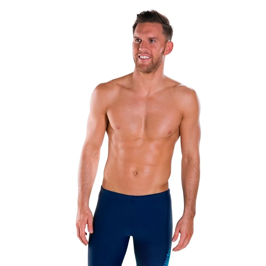 Imagen 1 de 4 de Malla Speedo Gala Logo Jammer-MARINO/TURQUESA