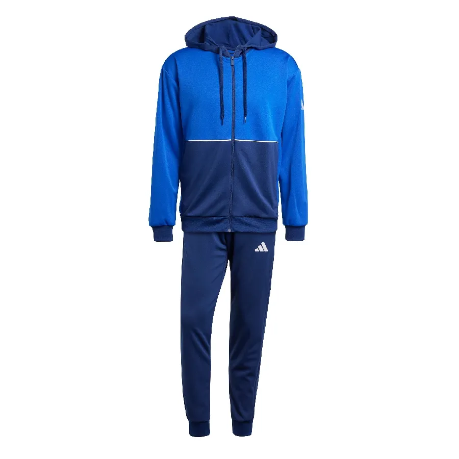 Imagen 1 de 6 de Conjunto adidas Sportswear Colorblock Doubleknit-AZUL MARINO/AZUL FRANCIA
