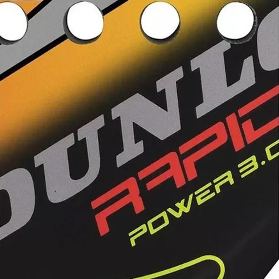 Imagen 3 de 4 de Paleta Dunlop Rapid Power 3-NEGRO/NARANJA/AMARILLO FLUOR