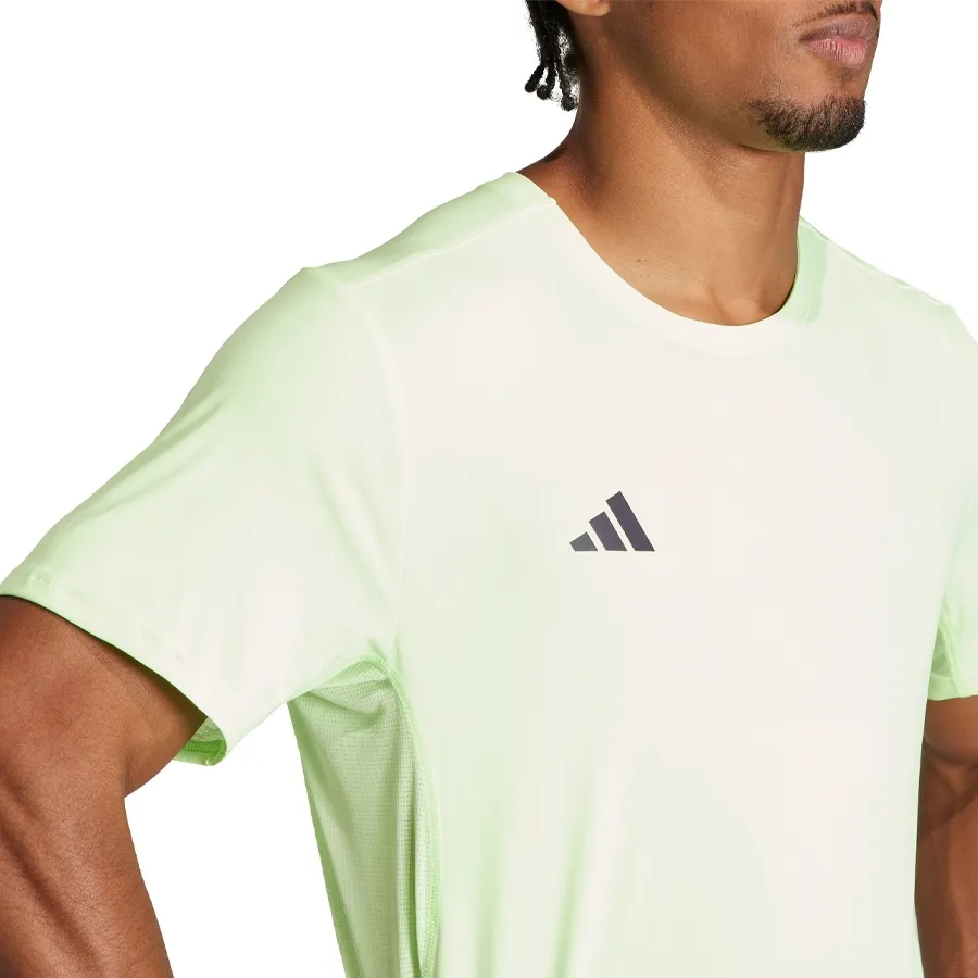 Imagen 3 de 7 de Remera adidas Adizero Essentials-VERDE FLUOR