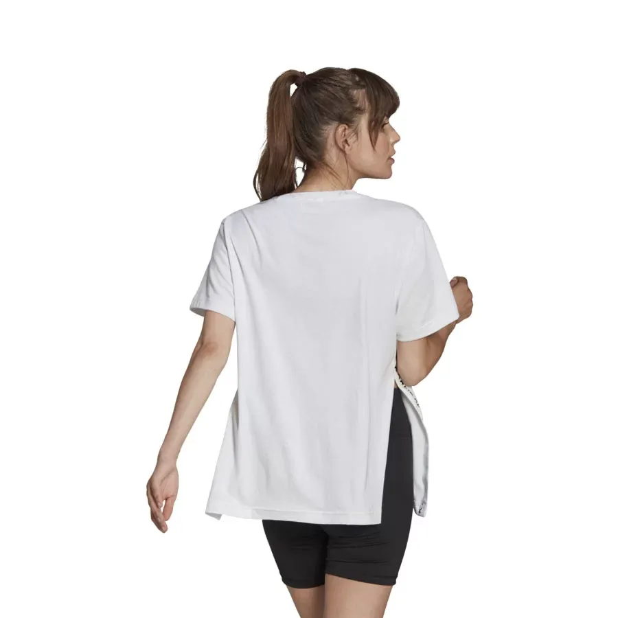 Imagen 1 de 5 de Remera adidas Kk Loose-BLANCO