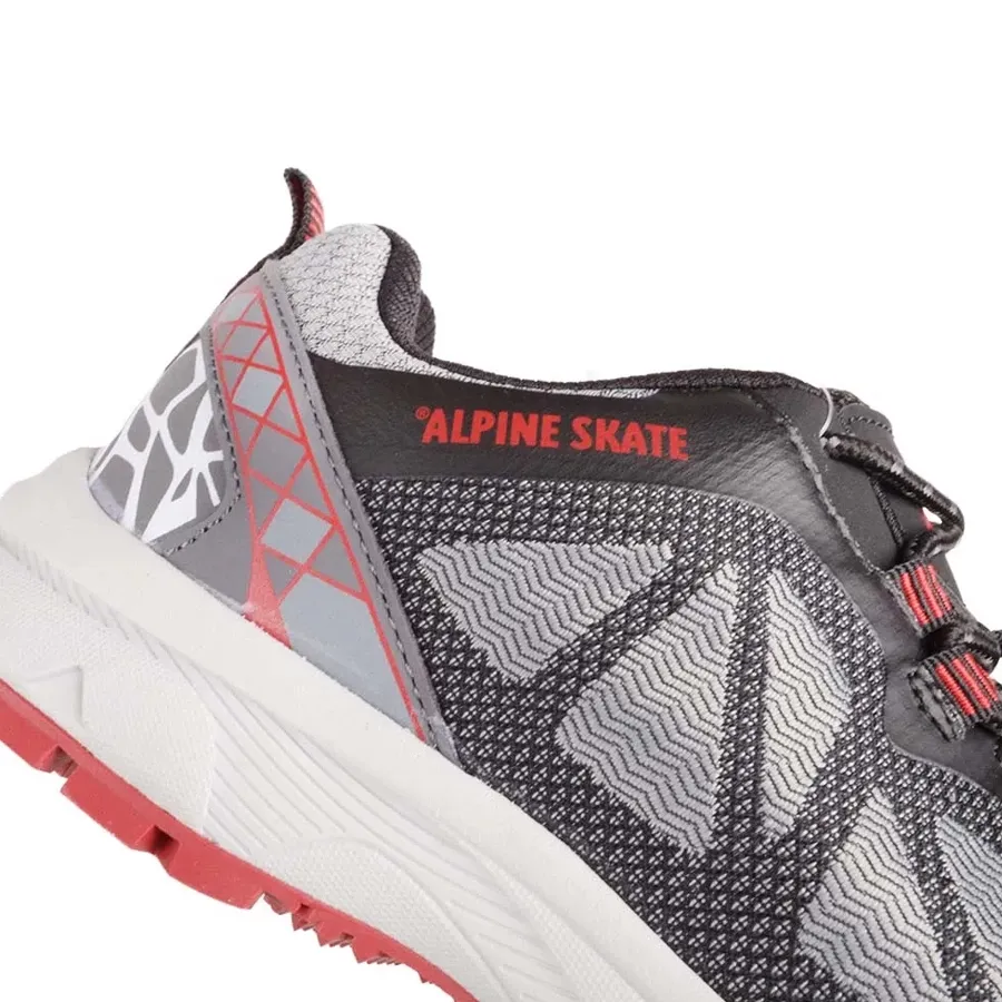 Imagen 3 de 4 de Zapatillas Alpine Skate Arcadia-GRIS/NEGRO/ROJO