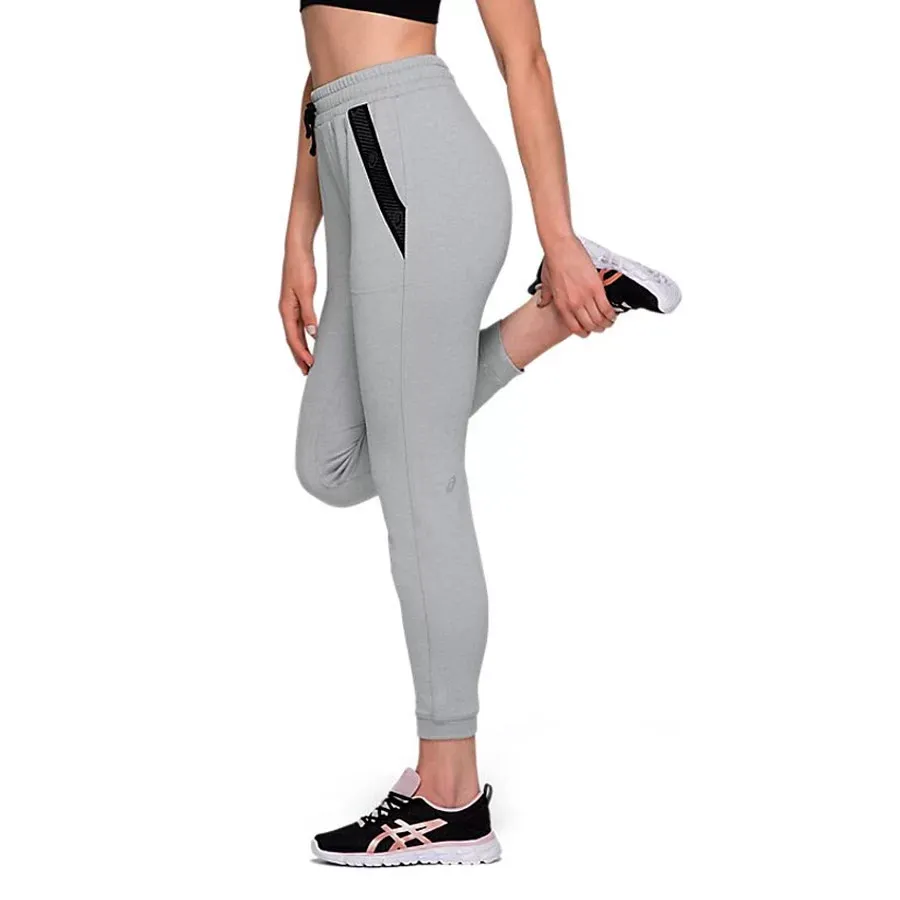 Imagen 2 de 4 de Pantalón Asics W Ft Jogger-GRIS/NEGRO