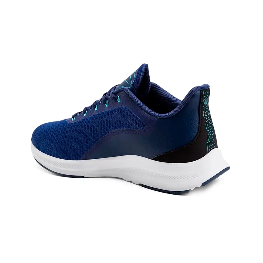 Imagen 2 de 5 de Zapatillas Topper Vr Speed-AZUL/NEGRO