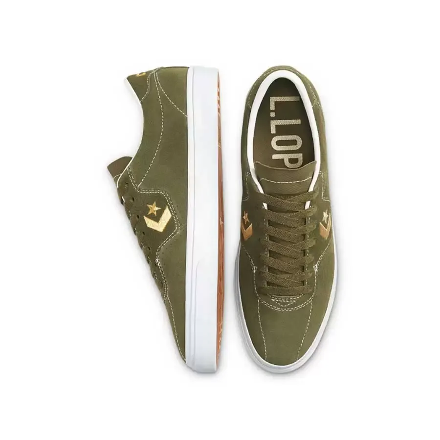 Imagen 3 de 6 de Zapatillas Converse Louie Lopez Pro-VERDE/DORADO
