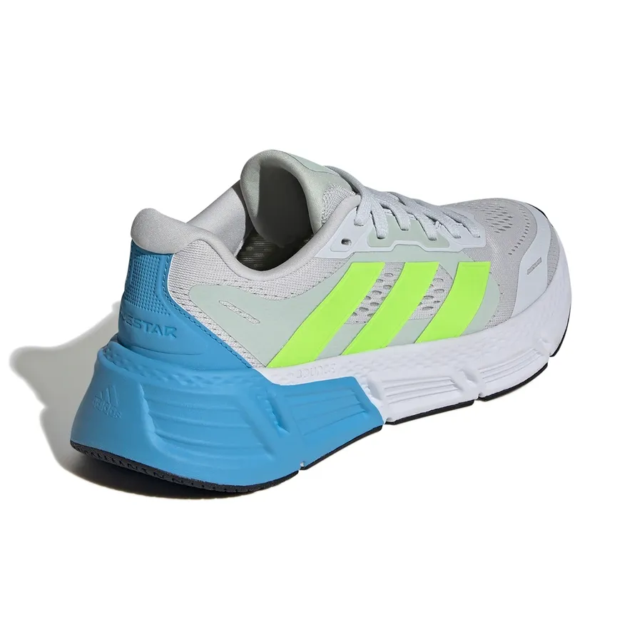 Imagen 1 de 7 de Zapatillas adidas Questar 2-GRIS/TURQUESA/LIMA