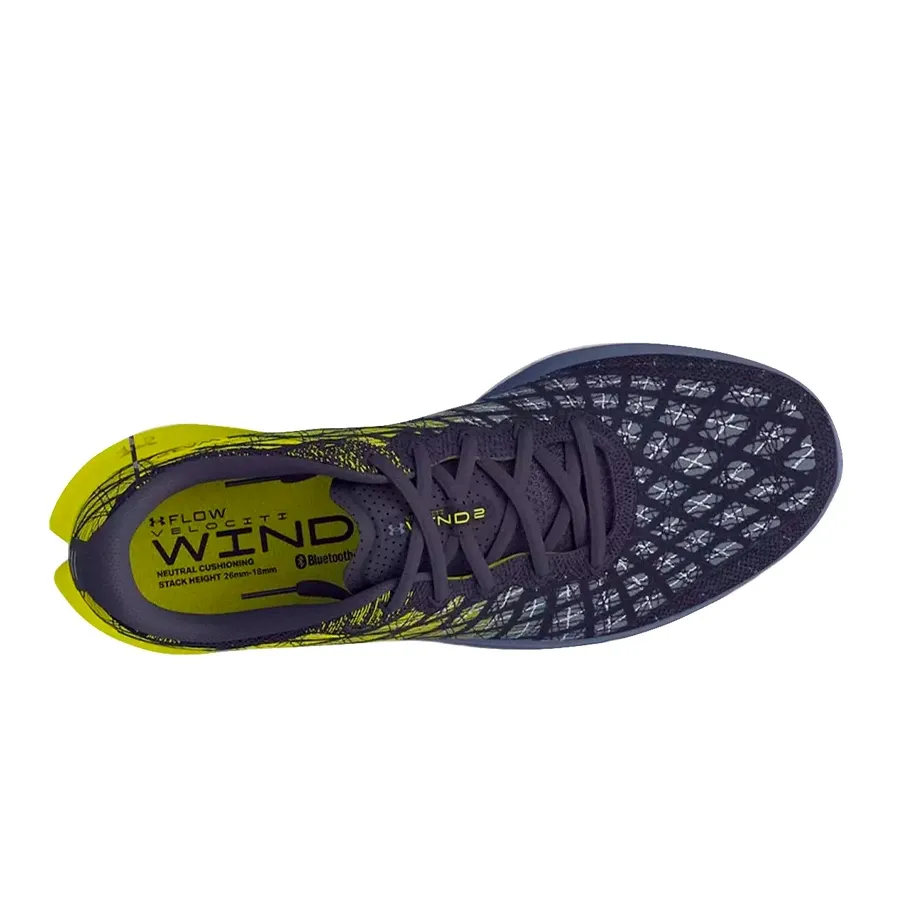 Imagen 4 de 6 de Zapatillas Under Armour Flow Velociti Wind 2-VIOLETA/AMARILLO/LILA
