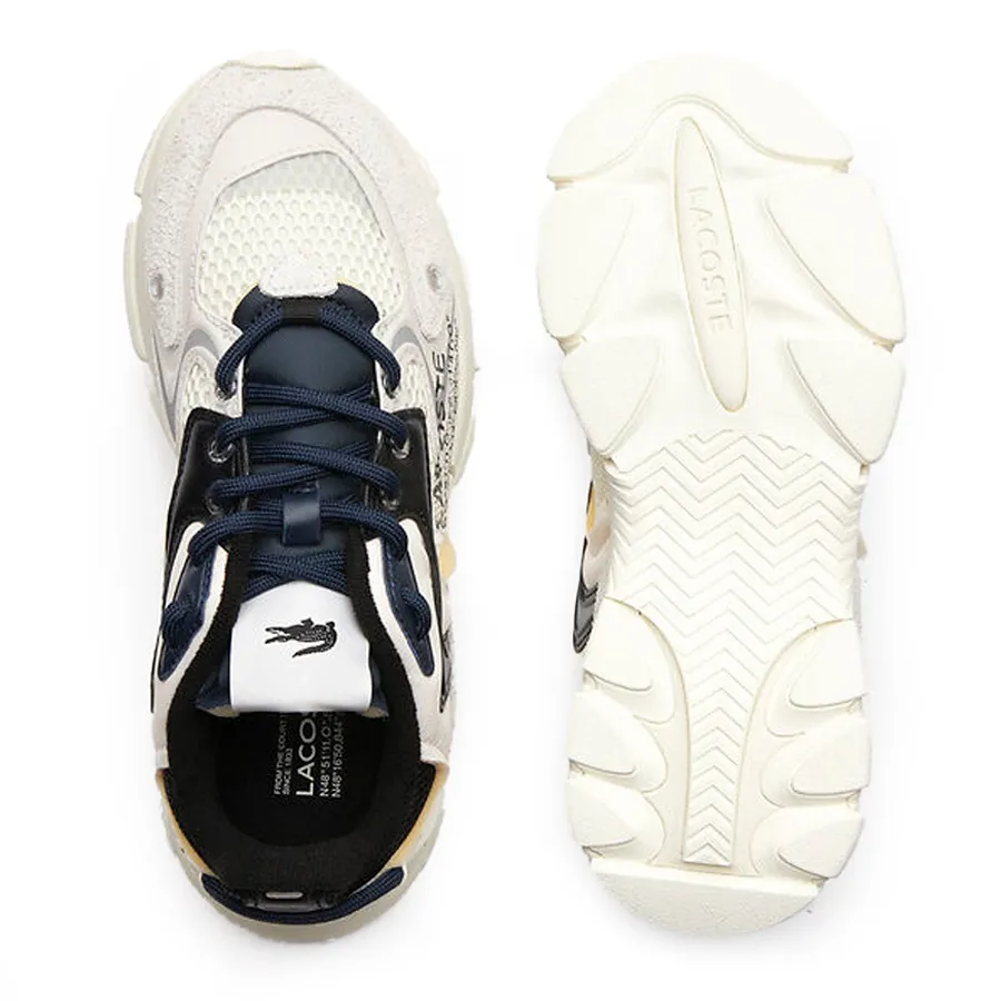 Imagen 3 de 6 de Zapatillas Lacoste L003 Neo-BLANCO/NEGRO/VERDE FLUOR