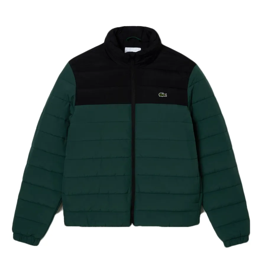Imagen 0 de 6 de Campera Lacoste -VERDE MILITAR/NEGRO