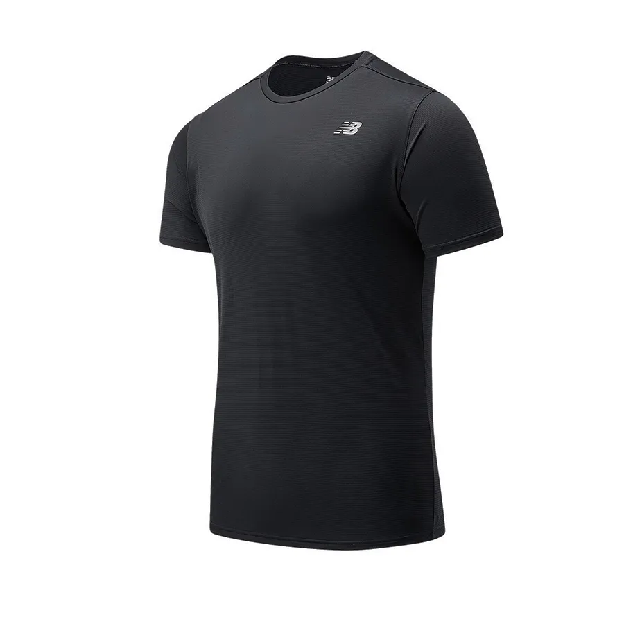 Imagen 0 de 2 de Remera New Balance Accelerate Short Sleeve-NEGRO