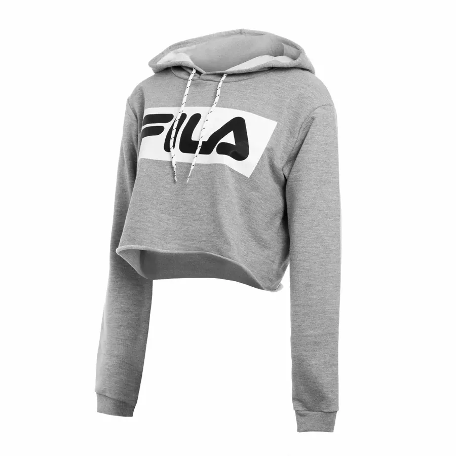 Imagen 1 de 5 de Buzo Fila Crop Letter Box-GRIS