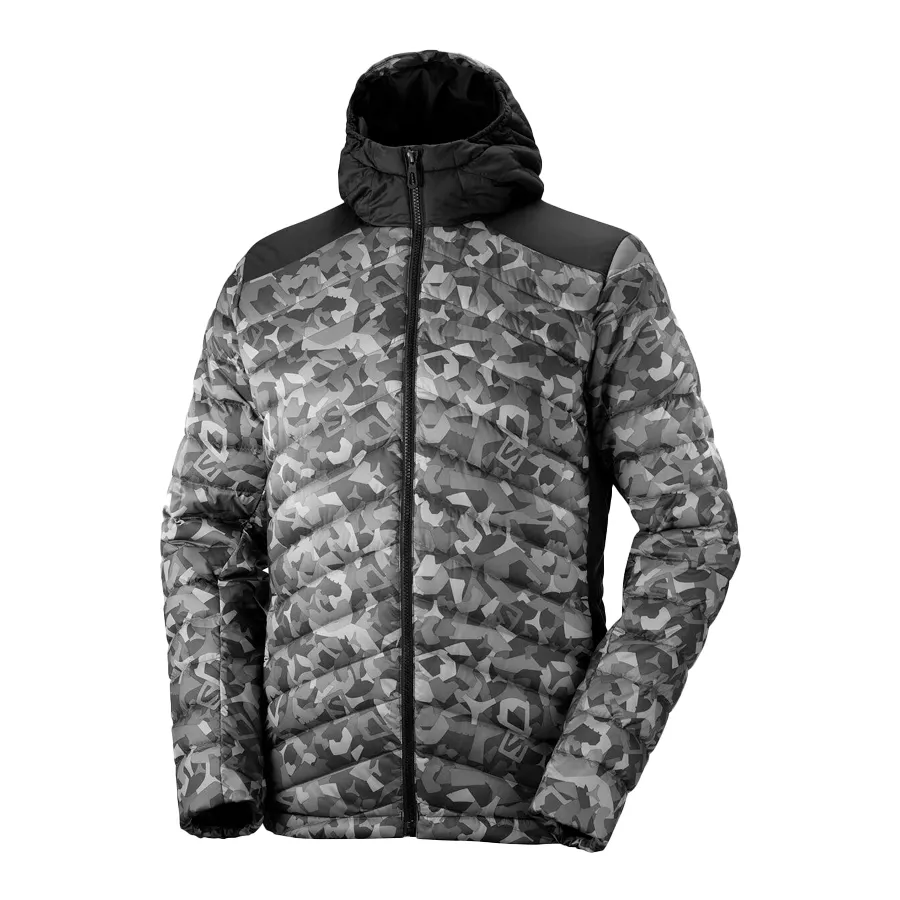 Imagen 0 de 7 de Campera Salomon Essential Xwarm Down-NEGRO/GRIS