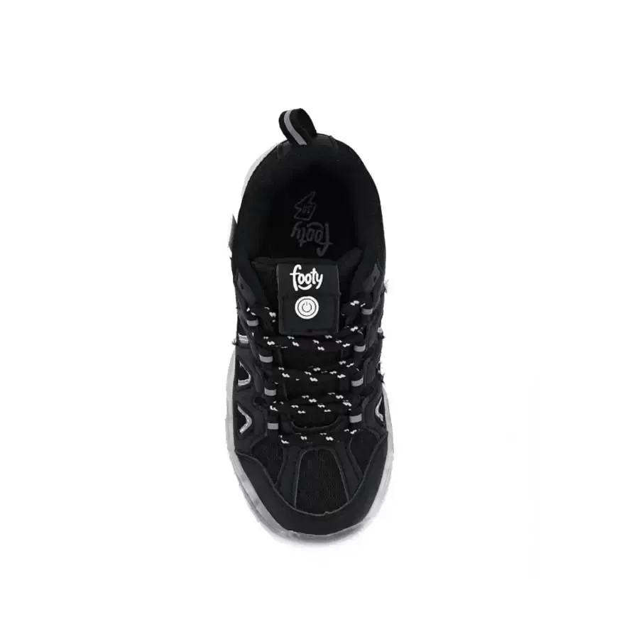 Imagen 2 de 3 de Zapatillas Footy Crystal Con Luz-NEGRO