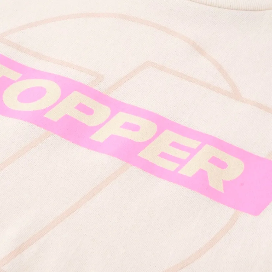 Imagen 2 de 3 de Remera Topper Gtc Mc Logo-BEIGE/ROSA