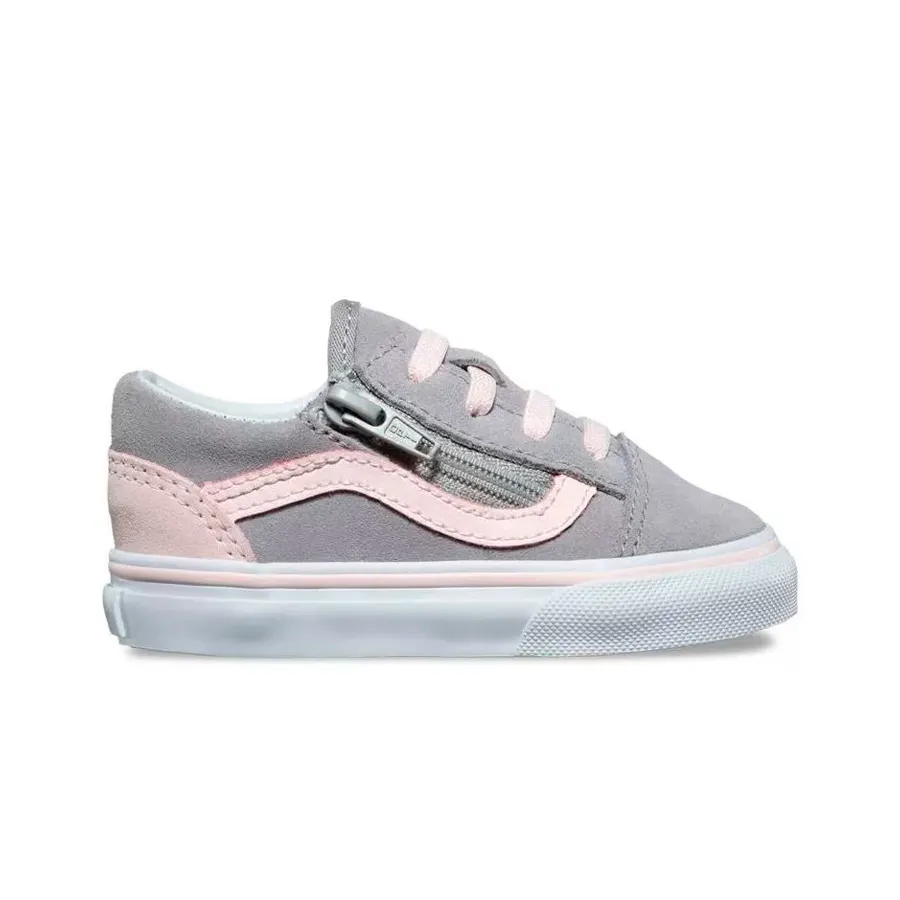 Imagen 0 de 4 de Zapatillas Vans T Old Skool-GRIS/ROSA