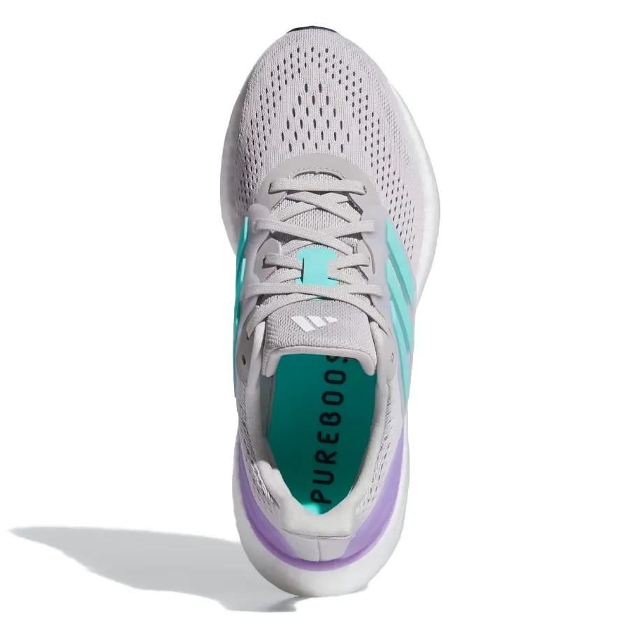 Imagen 4 de 6 de Zapatillas adidas Pureboost 23-GRIS/AQUA/LILA