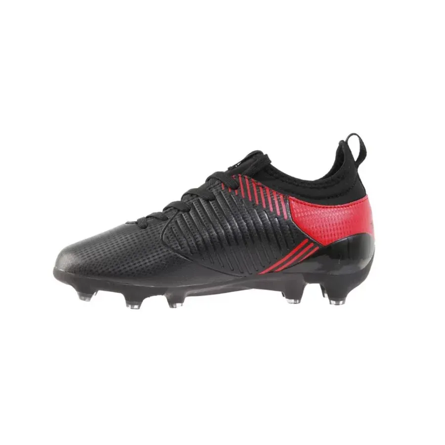 Imagen 2 de 4 de Botines Topper Stingray ll Kids Mach 5 Fg-NEGRO/ROJO