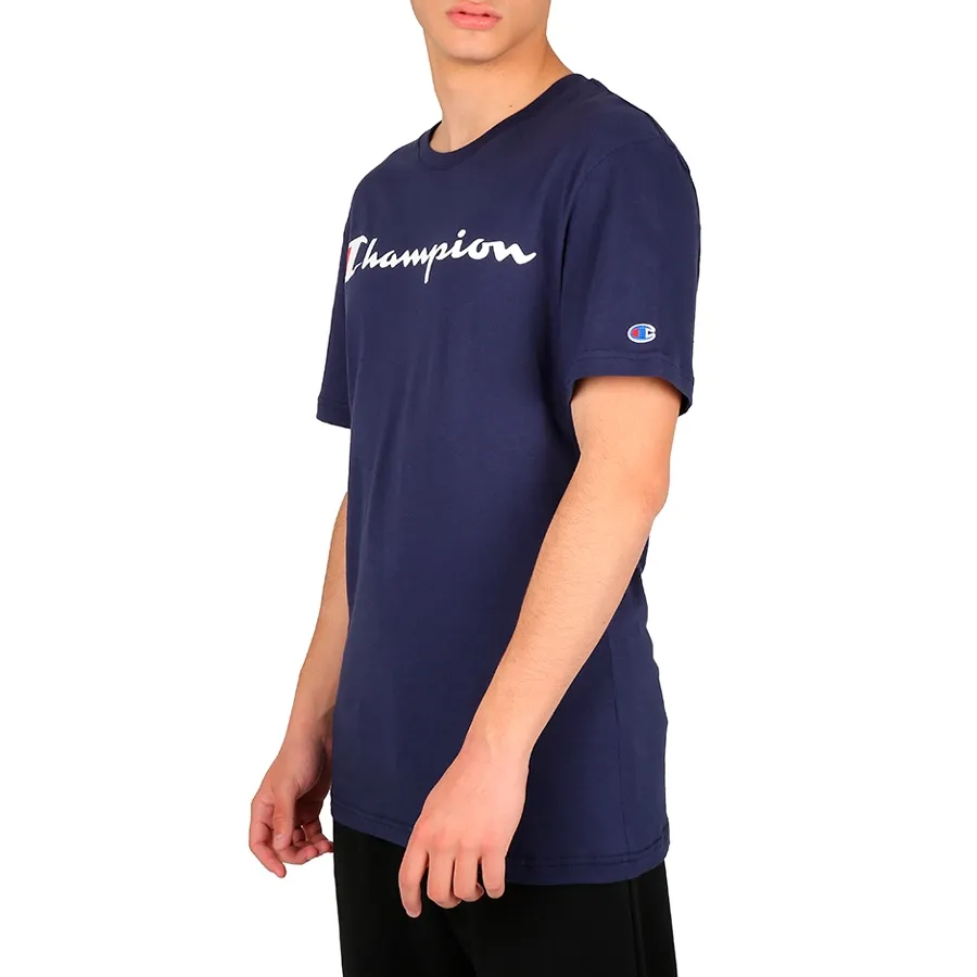 Imagen 2 de 4 de Remera Champion Logo-AZUL
