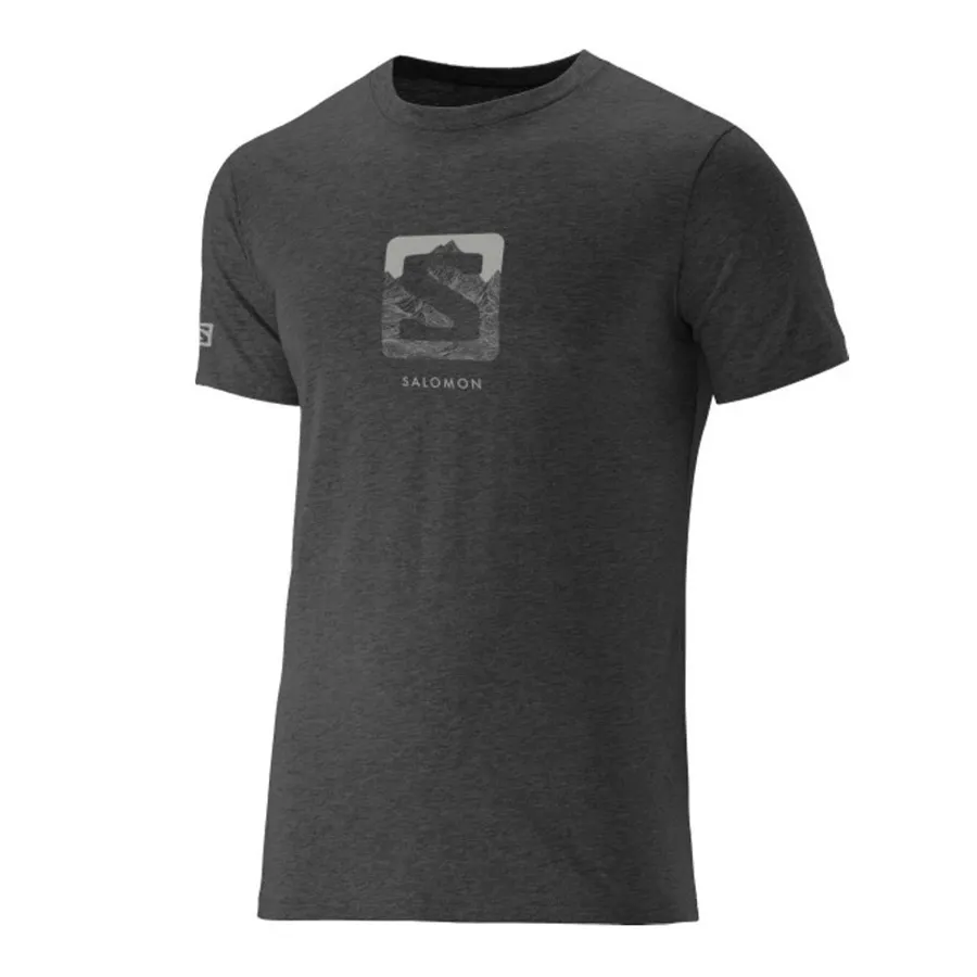 Imagen 0 de 1 de Remera Salomon Logo Ss VI-NEGRO
