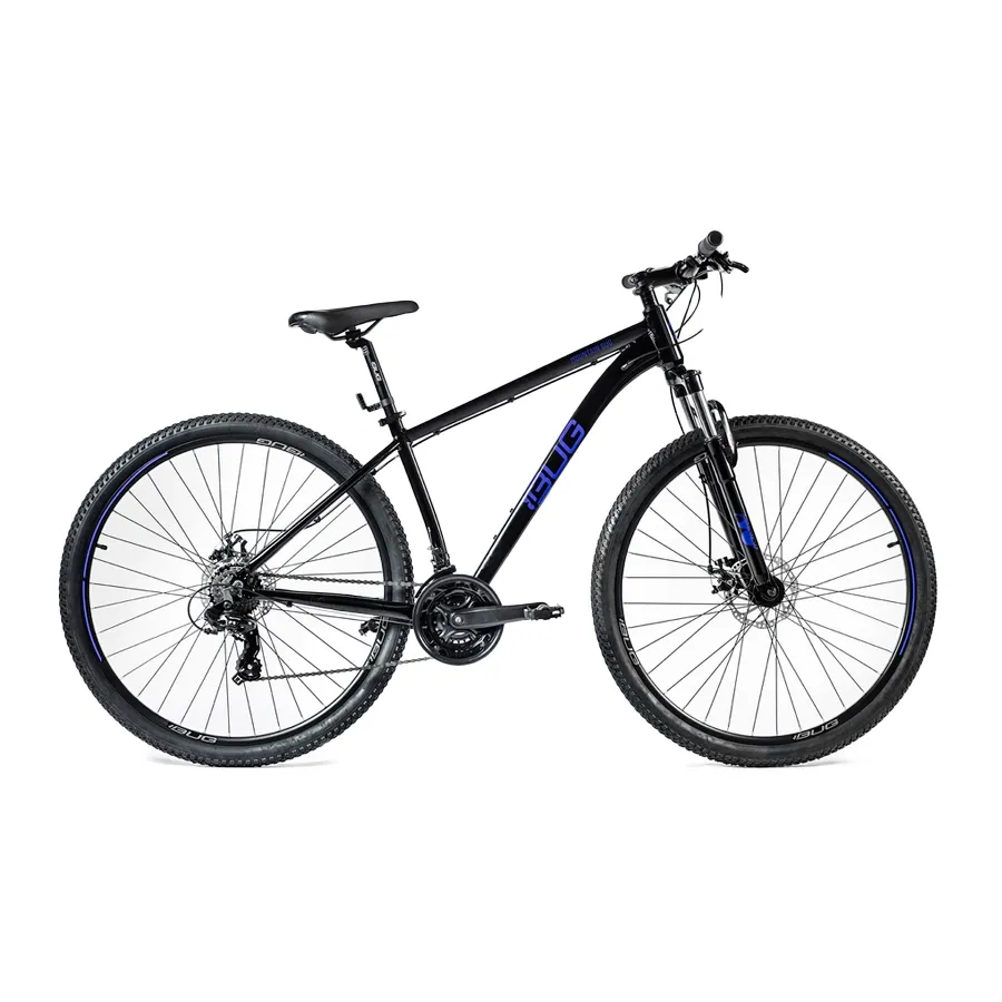 Imagen 0 de 6 de Bicicleta Bug Bikes Mountain 21V R29 Brilllante-NEGRO/AZUL