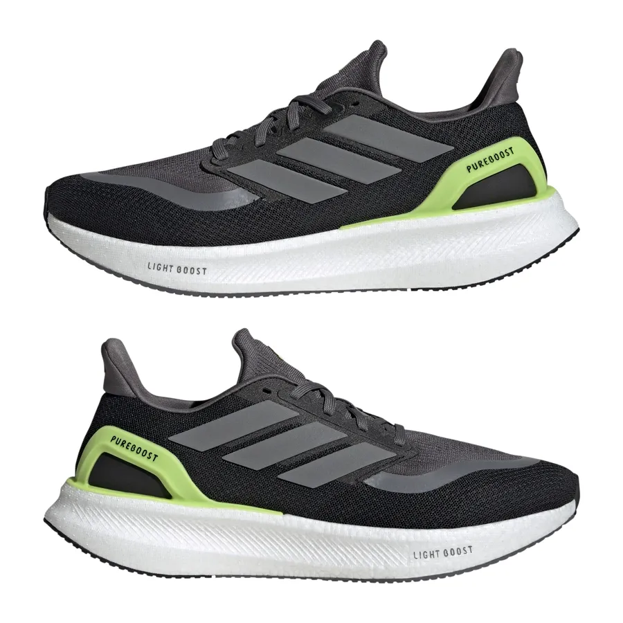 Imagen 5 de 8 de Zapatillas adidas Pureboost 5-GRAFITO/NEGRO/LIMA