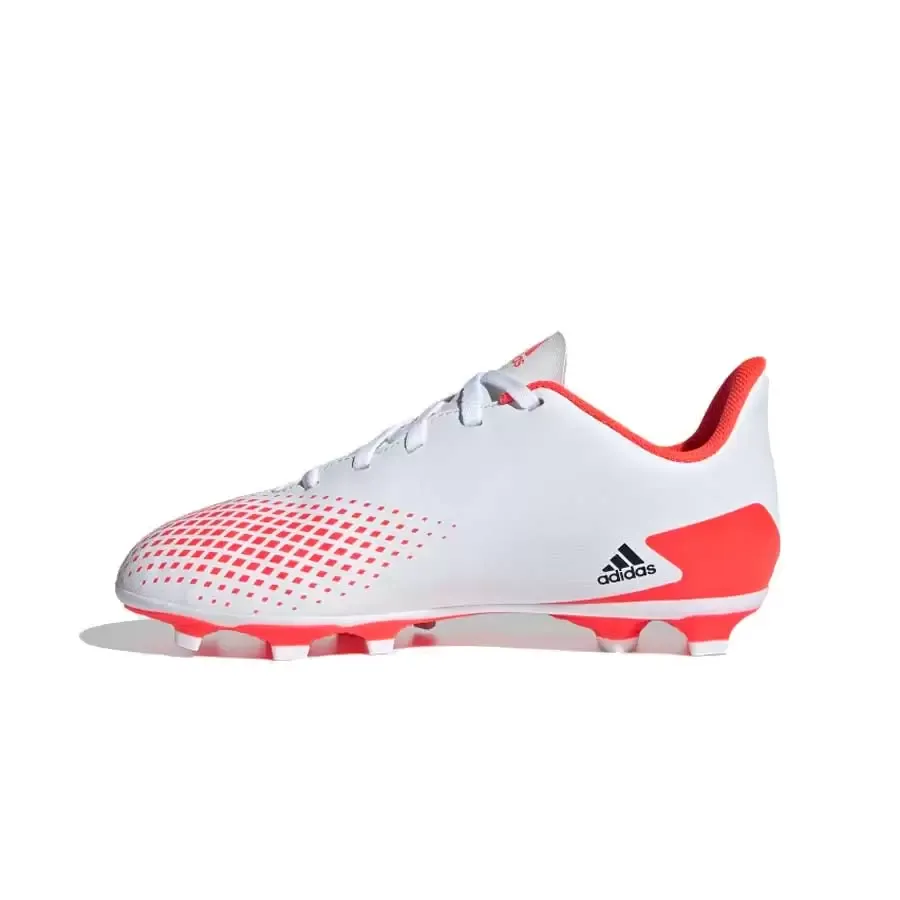 Imagen 1 de 6 de Botines adidas Predator 20.4 Fxg J-BLANCO/NARANJA/NEGRO