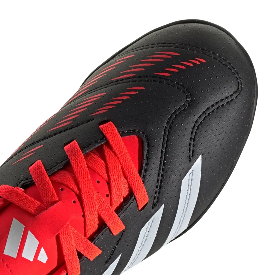 Imagen 6 de 8 de Botines adidas Predator Club Tf Junior-NEGRO/NARANJA/BLANCO