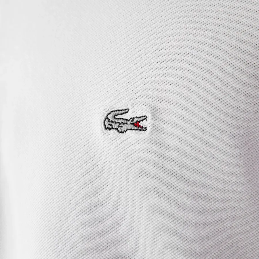 Imagen 3 de 5 de Remera Lacoste Polo Slim Fit-BLANCO