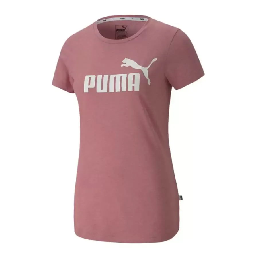 Imagen 0 de 2 de Remera Puma Ess+ Logo Heather-ROSA