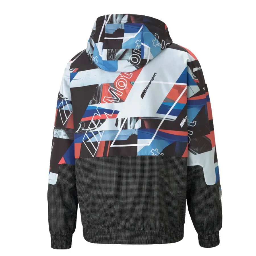 Imagen 1 de 4 de Campera Puma Street BMW M Motorsport-NEGRO/BLANCO/ROJO