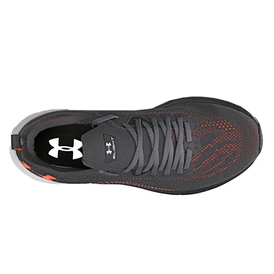 Imagen 4 de 5 de Zapatillas Under Armour Chargued Sligth Lam-GRIS/NARANJA