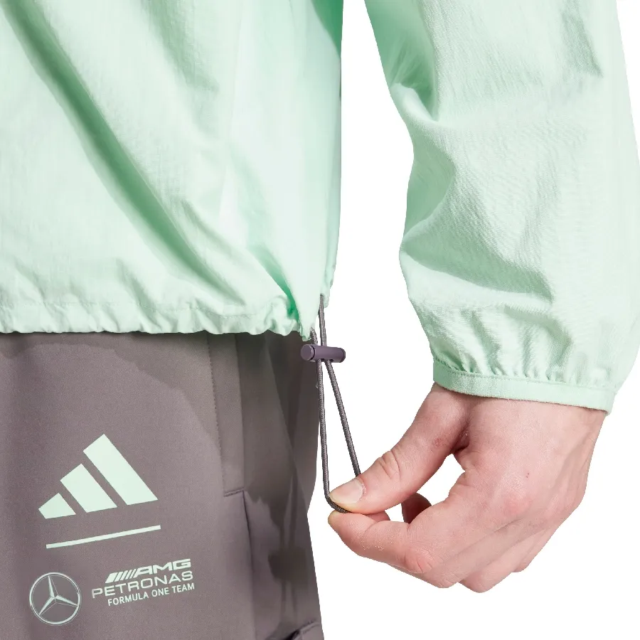 Imagen 3 de 4 de Buzo adidas Tejido Premium Mercedes-VERDE AGUA/GRIS