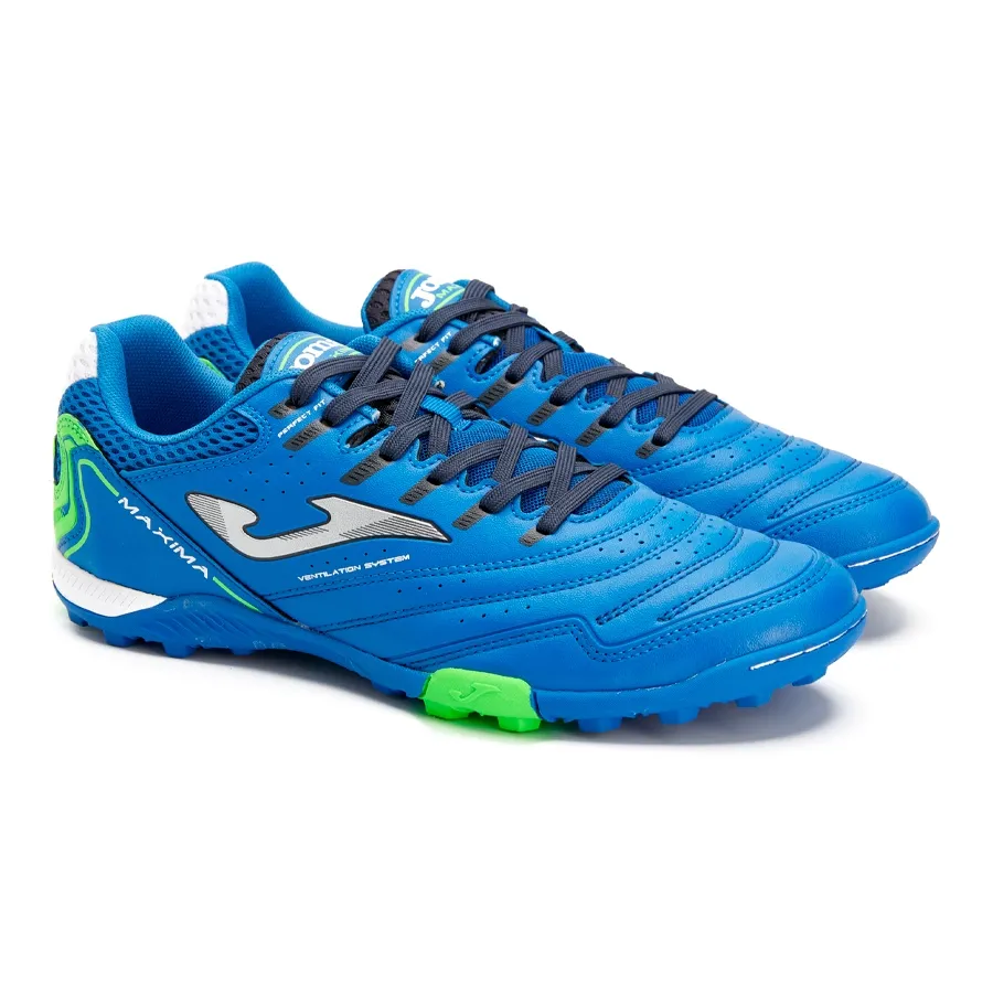 Imagen 3 de 7 de Botines Joma Botín F5 Maxima Tf-AZUL FRANCIA/PLATA/VERDE