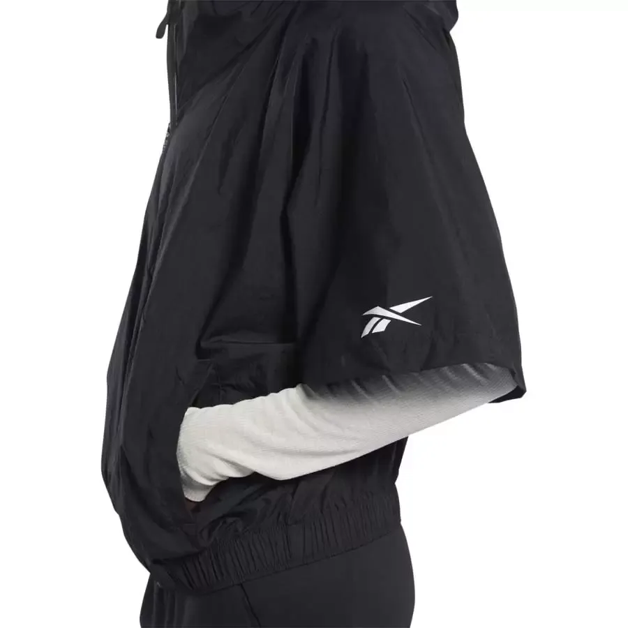 Imagen 3 de 5 de Campera Reebok Ts Ss Full Zip-NEGRO