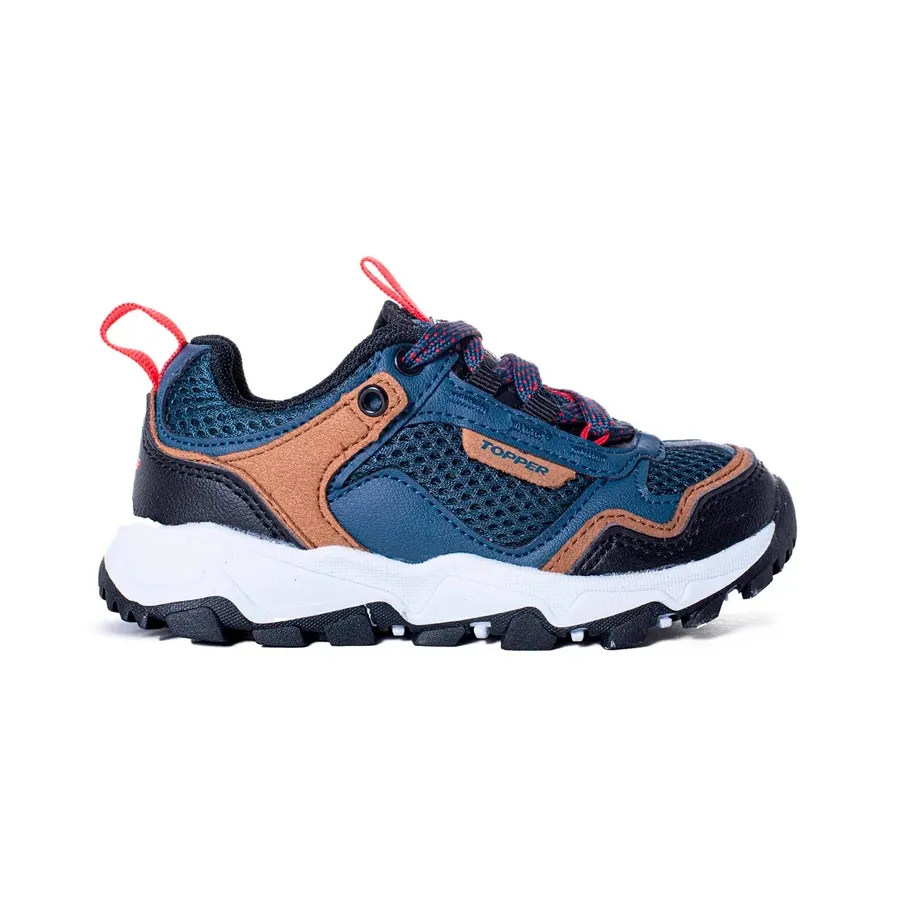 Imagen 0 de 4 de Zapatillas Topper Ever Kids-AZUL/MARINO/ROJO