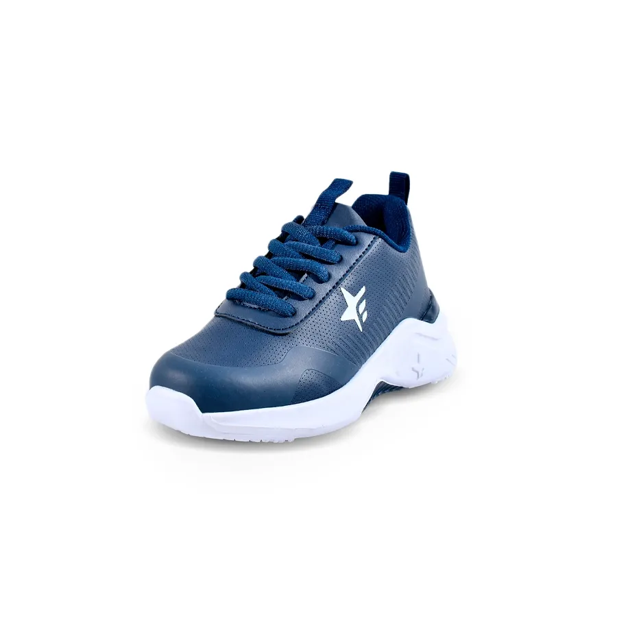 Imagen 2 de 3 de Zapatillas Footy Escolar Harvard-AZUL/BLANCO