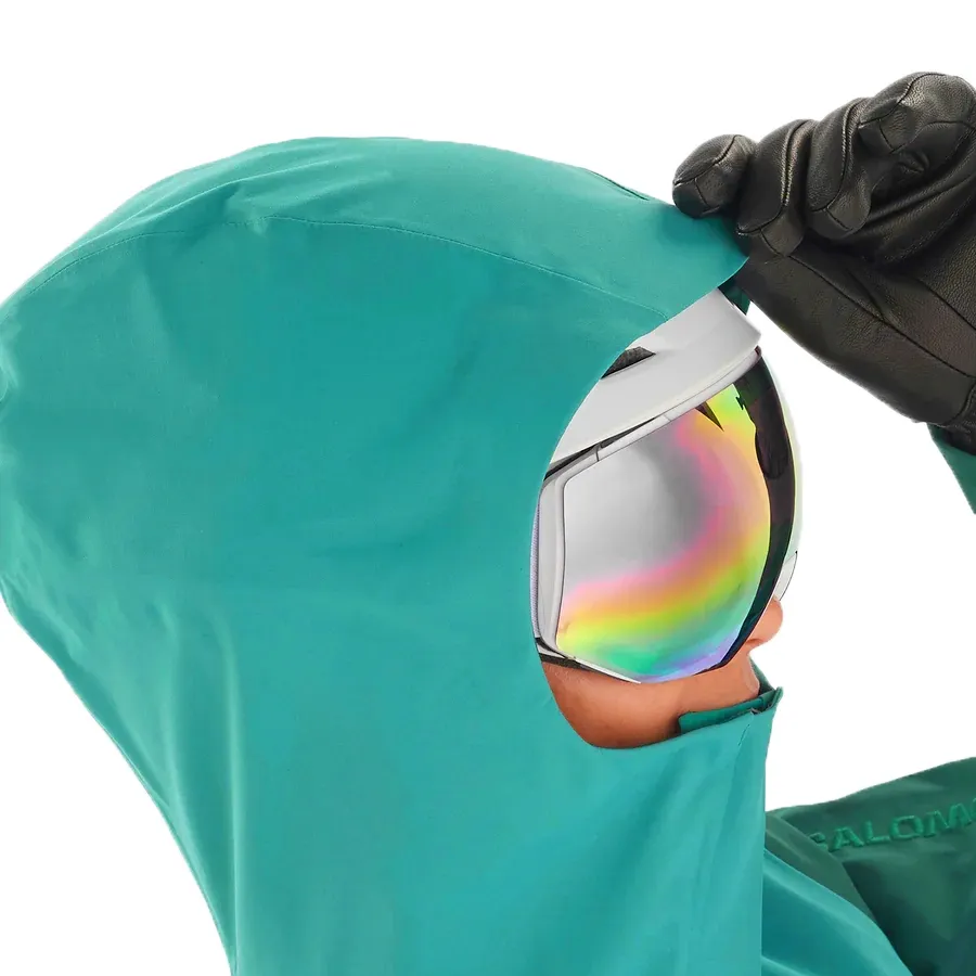 Imagen 4 de 6 de Campera Salomon Stance 3L Jkt-VERDE OSCURO/VERDE