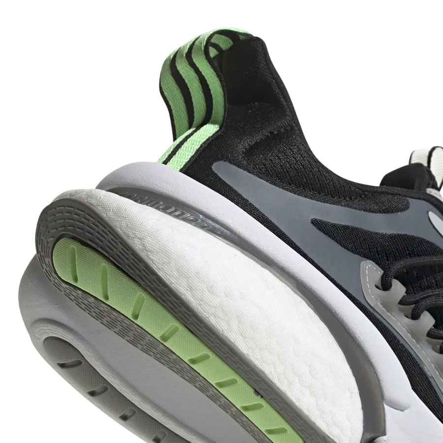 Imagen 3 de 9 de Zapatillas adidas Alphaboost V1-NEGRO/GRIS/LIMA