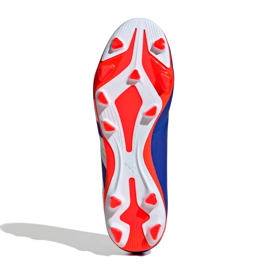 Imagen 4 de 8 de Botines adidas Predator Club FxG-AZUL/NARANJA/BLANCO