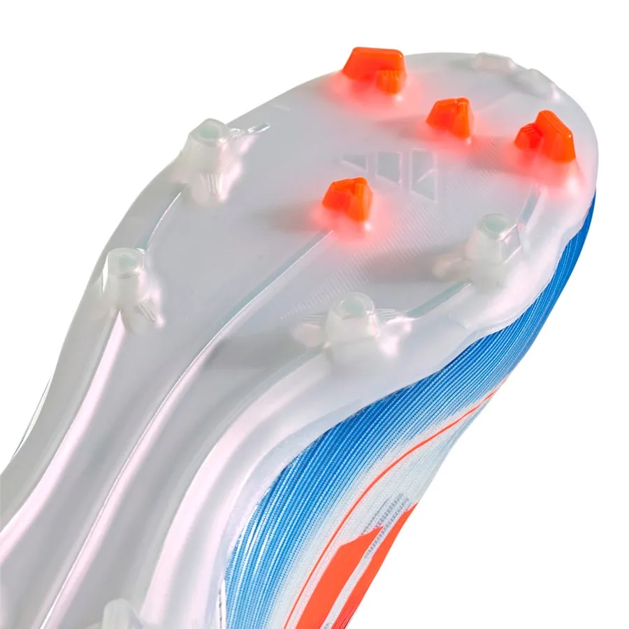 Imagen 5 de 7 de Botines adidas F50 League Fg/Mg-BLANCO/AZUL/NARANJA